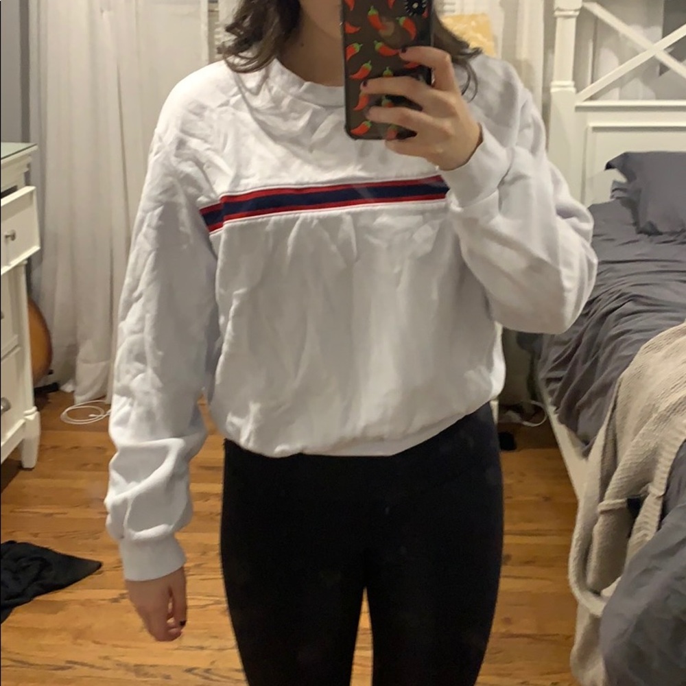 White crewneck